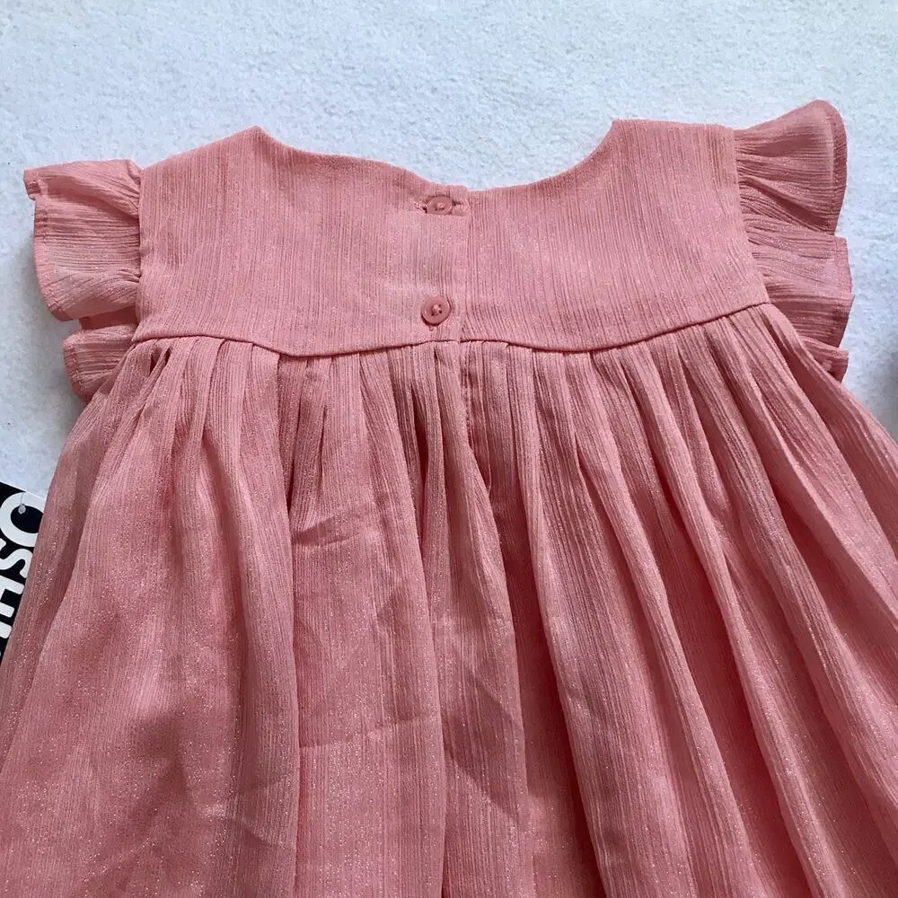 OshKosh B'gosh NWT Metallic Pink Dress Girls 4T